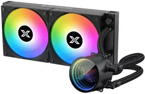 Xigmatek Fenix II 240 Water Cooling System AIO CPU With 2 Fans 120mm And ARGB Lighting