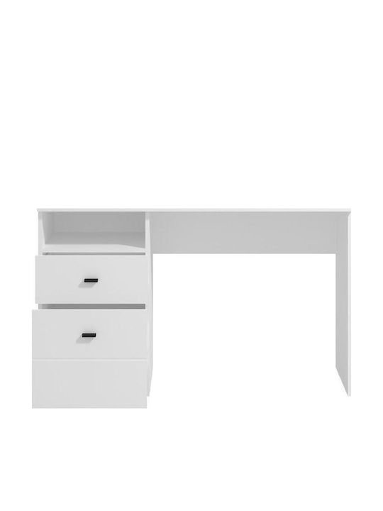 Birou Din Lemn Alb 127x51x77cm