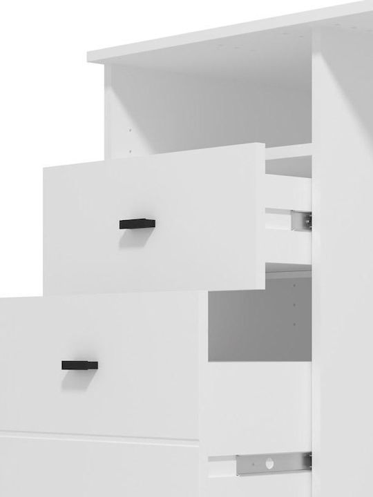 Birou Din Lemn Alb 127x51x77cm