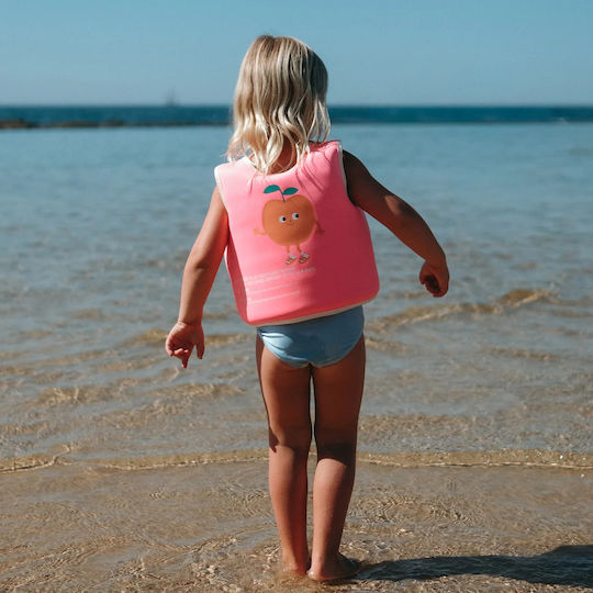 Sunnylife Swimming Vest 3-6 Years Poppy Peach Neon Pink 26180096