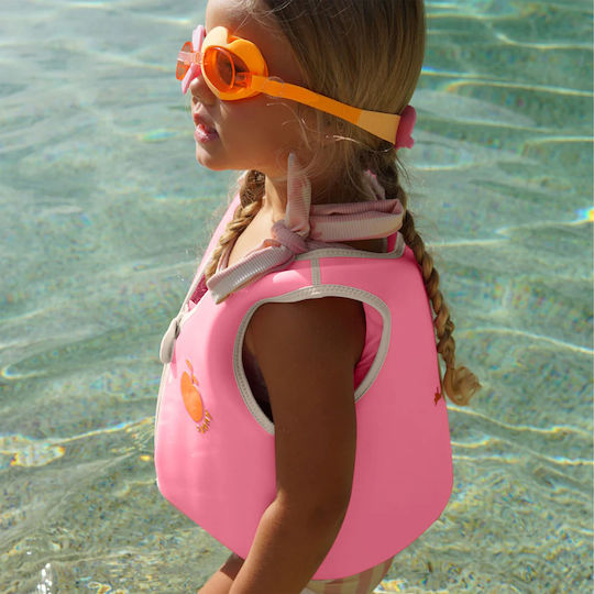 Sunnylife Swimming Vest 3-6 Years Poppy Peach Neon Pink 26180096