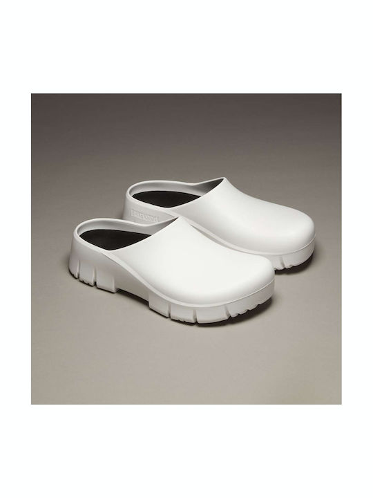 Birkenstock Ανατομικά Σαμπό Λευκά Birkenstock Ανατομικά Σαμπό Λευκά