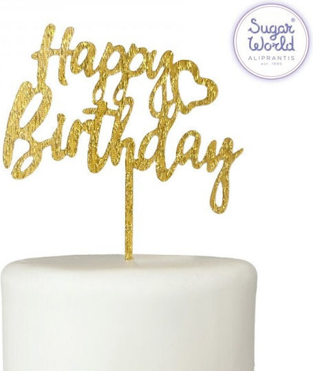 Sugarworld Happy Birthday Decorativ Pentru Tort