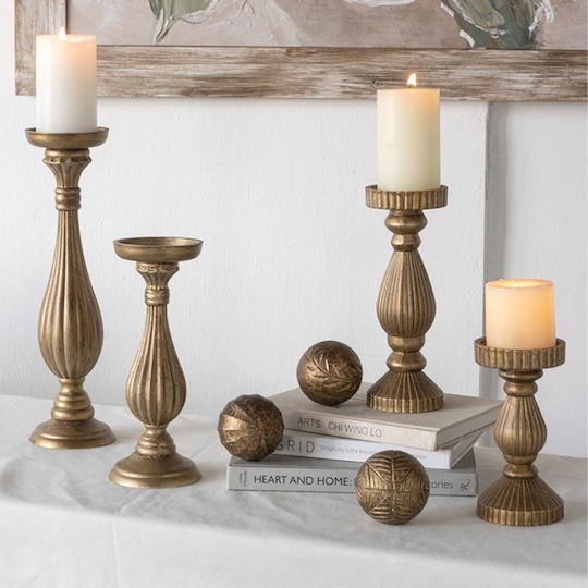 Artekko Set of Solis Wooden Room Decor 8x8x8cm 3 Pieces