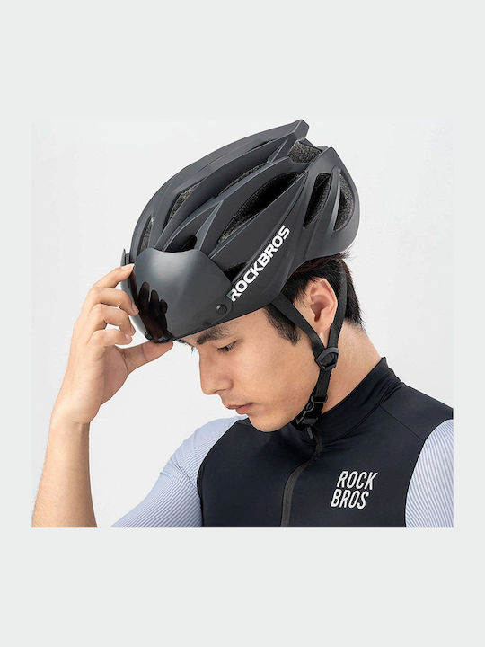 Rockbros Cască de Bicicletă de Oras Negru