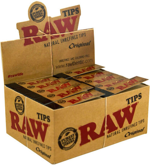 Raw Конусни Накрайници Tips 60mm 1.8cm Кафяви 50 x 50бр