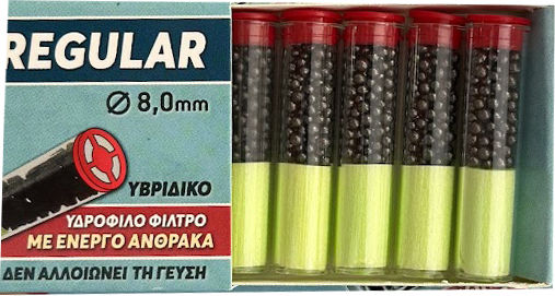 Του Παππού Πίπες Τσιγάρων Regular 8mm Γκρι 10τμχ