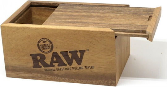 Raw Accesorii Depozitarea Tutunului Cutie Glisantă Acacia 90mm