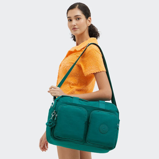 Kipling Geantă Voiaj Verde Din Țesătură