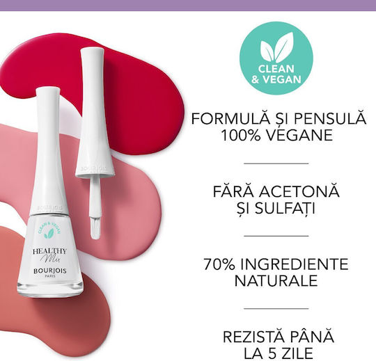 Bourjois Healthy Mix Glossy Βερνίκι Νυχιών 100-Blanc'hantement 9ml