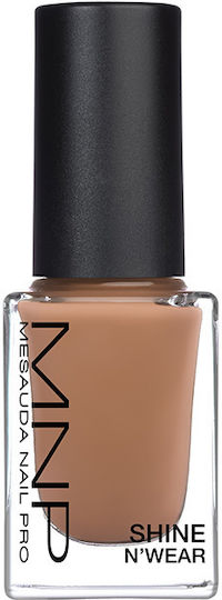 Mesauda Milano Shine n' Wear Lustruirea De Lungă Durată Oja Luciu Uscare Rapidă Bej 10ml