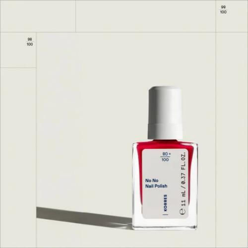 Korres No No Гланцов Дълготраен Лак За Нокти 48 Коралово Червено 11ml