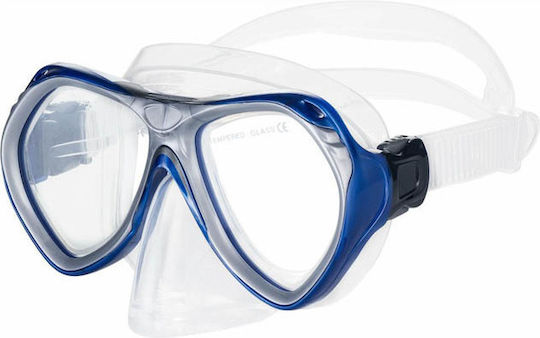 Aquaspeed Μάσκα Θαλάσσης Σιλικόνης με Αναπνευστήρα Παιδική Διάφανο