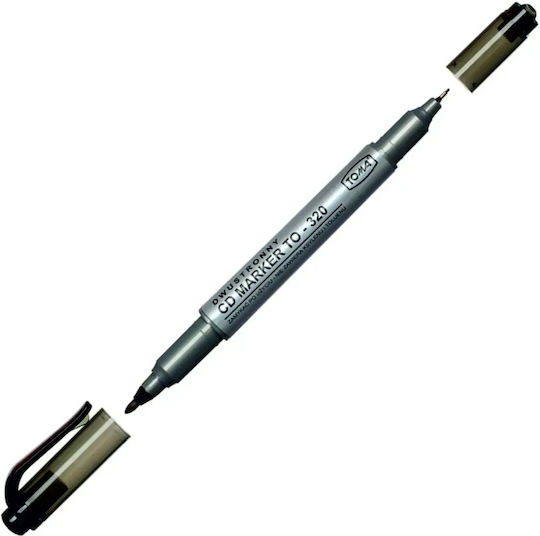 Toma CD/DVD-Marker Black 25Stück
