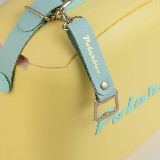 Polarbox Pop Edition and 2 Food Containers Φορητό Ψυγείο 6lt Yellow - Turquoise