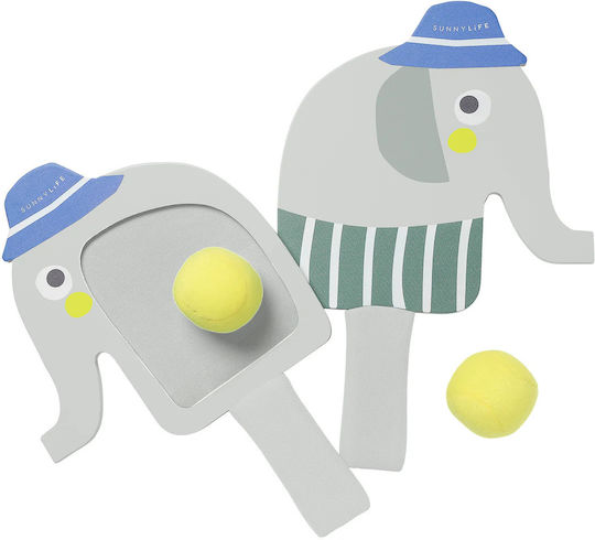 Sunnylife Ρακέτες Παραλίας Παιδικές Velcro Eli Elephant Multi 26180111