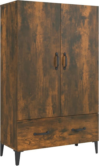 Ντουλάπα Γραφείου Ξύλινη Καστανιά 70x31x115cm Ντουλάπα Γραφείου Ξύλινη Καστανιά 70x31x115cm