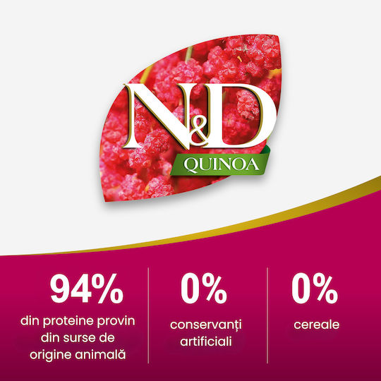 Farmina Quinoa 2.5kg Hrană Uscată pentru Câini de Rase Mici cu Hering