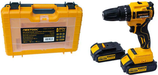 NexTool Ударен Акумулаторен Винтоверт Безчетков 18V 2x2Ah