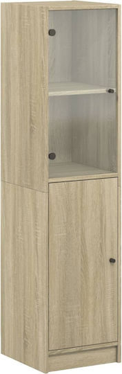 Office Storage Cabinet Oak L35xW37xH142cm Office Storage Cabinet Oak L35xW37xH142cm