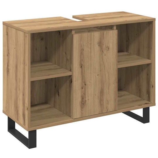 vidaXL Шкаф без Мивка Walnut