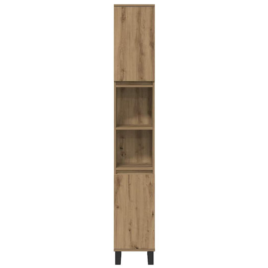 vidaXL Шкаф без Мивка Walnut
