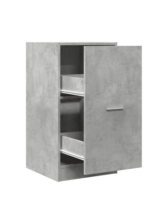 Vidaxl Allzweck-Schubladeneinheit Grau Spanplatte 40x41x77,5cm 1 Stück Grau