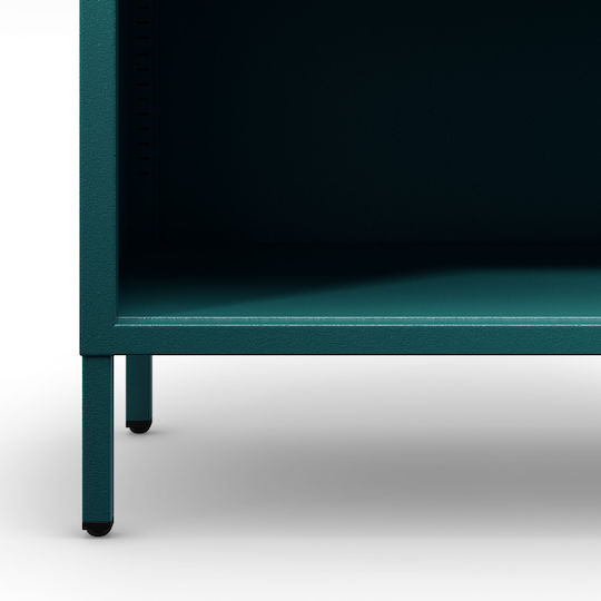 Modern Luca Sea Bookcase Turquoise 100x90x35cm