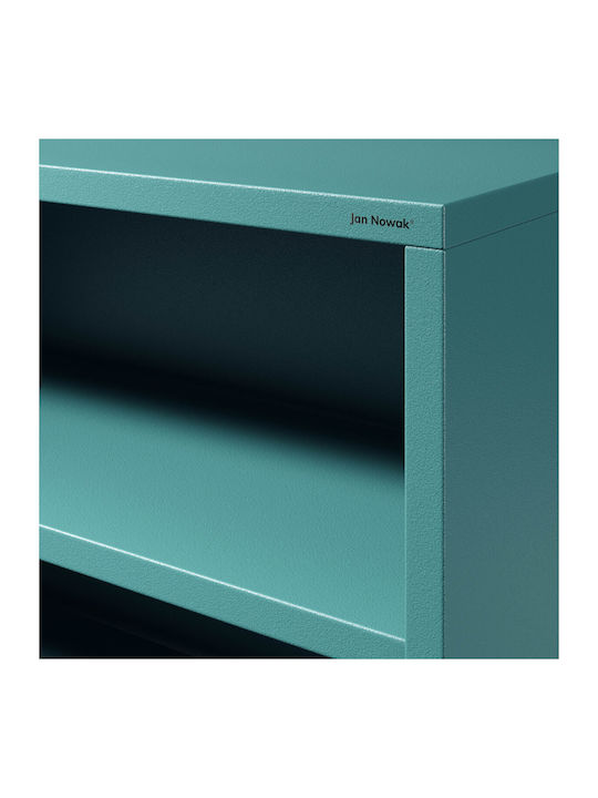 Bibliotecă Sea Turcoaz 100x90x35 cm