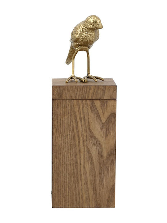 Artekko Κουτί Κοσμημάτων Καφέ 10x10x30cm