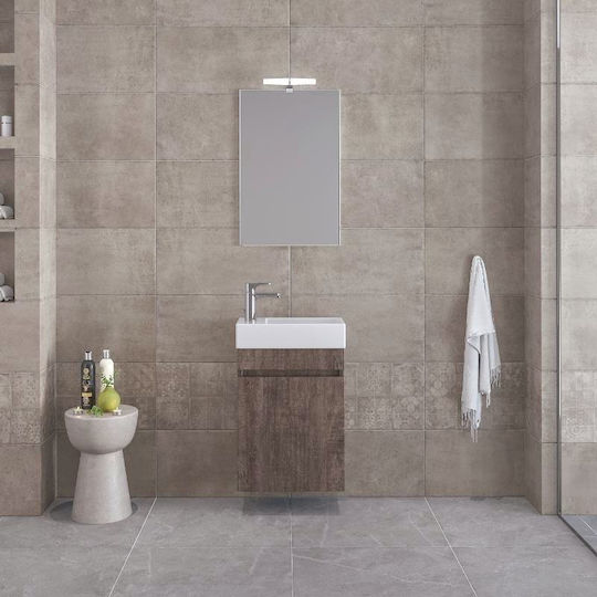 Furnibath Blat cu Lavoar L45xW60xH26cm Gri
