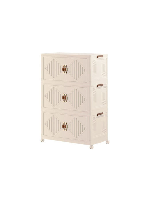 În picioare pe podea de Birou Plastică Ice White 70x41x115cm