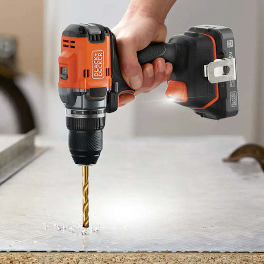 Black & Decker BLD682D1XK Akkuschrauber mit Batterie 18V 1x2Ah