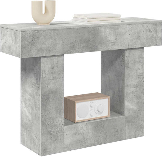 Wooden Console Gray M101xW30xH74cm