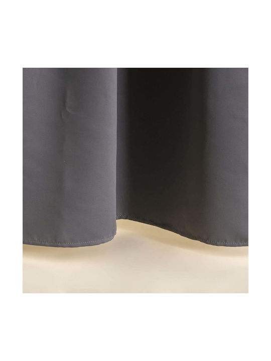 Easy Home Vorhang Verdunkelung mit Bleistiftfalten Bells Gray 140x270cm