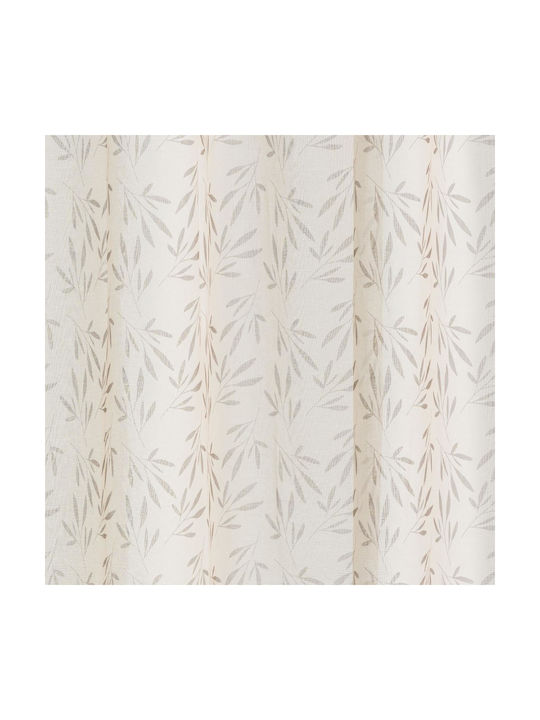 Easy Home Перде с Плик с Писалка Timpa Екрю 140x270см
