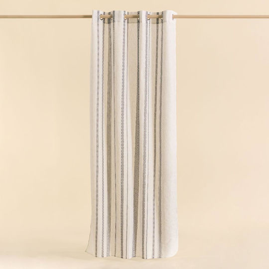 Easy Home Перде с Копчета Dollu Бежово 140x260см