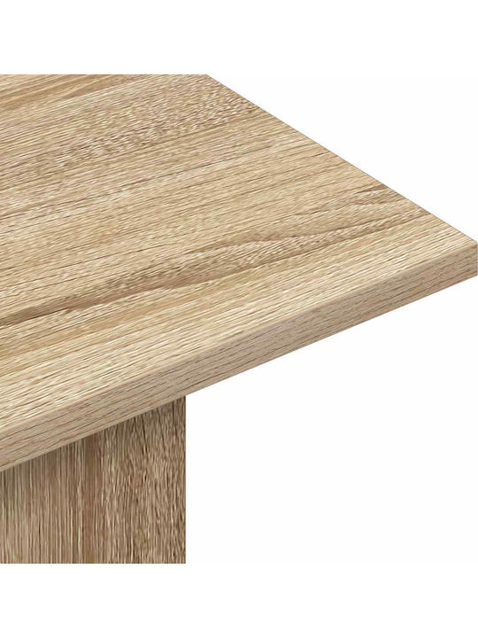 Wooden Console Table Sonoma Oak L100xW30xH75cm