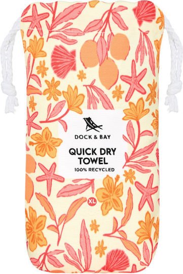 Dock & Bay Microfiber Towel Body Orange 200x90cm