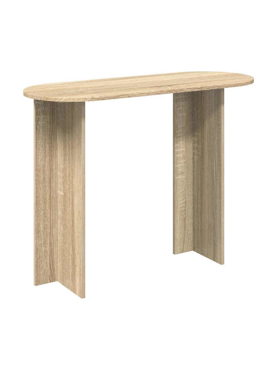 vidaXL Konsolentisch Aus Holz Sonoma Eiche M100xB39,5xH75cm