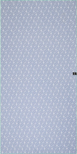 Guy Laroche Mikrofasertuch Körper Doppelseitig mit Etui Blau 180x90cm