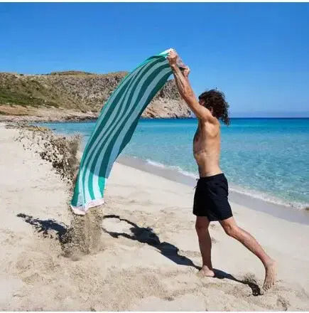 Dock & Bay Cabana Microfiber Towel Body Blue 200x90cm