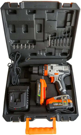 Daewoo DALD18-M1-KIT Κρουστικό Δραπανοκατσάβιδο Μπαταρίας 20V