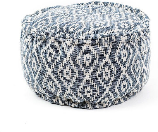 Stool Cotton Blue 50x50x30cm Stool Cotton Blue 50x50x30cm