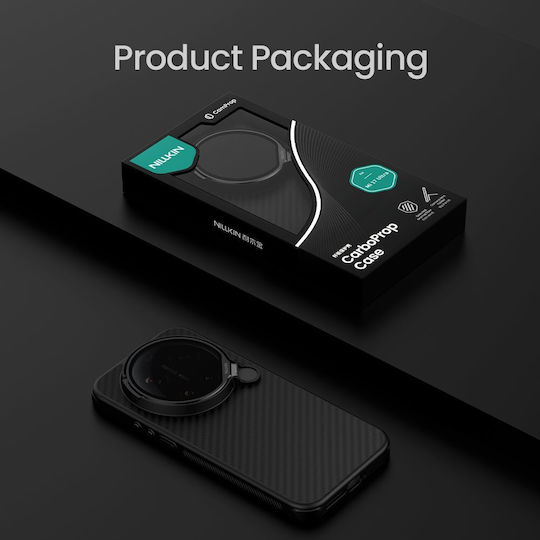 Nillkin Carboprop Back Cover Aramid Fiber Silicone 0.5mm Black Xiaomi 17 Ultra