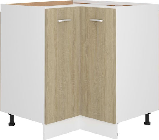 Γωνιακό Ντουλάπι Δαπέδου 75.5x75.5x80.5cm Sonoma Δρυς
