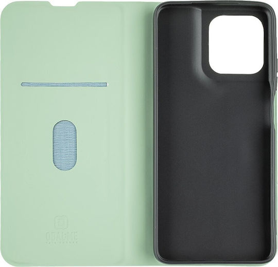 Obal:Me Smoothtouch Buchen Sie Leder Grüne (Motorola G57 Power)