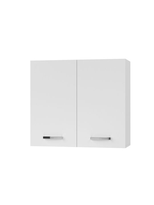 Charlotte Cabinet Wall White 80x30.5x71.8pcs