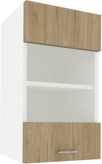 Karo Ντουλάπι Κρεμαστό Lemn Natural/alb 40x30x60εκ.