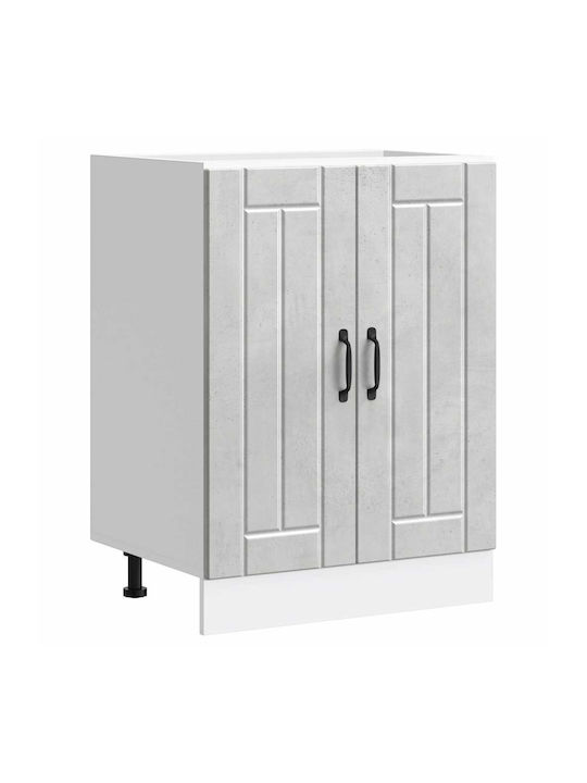 Lucca Spülbeckenschrank Grey 60x46x81.5Stück